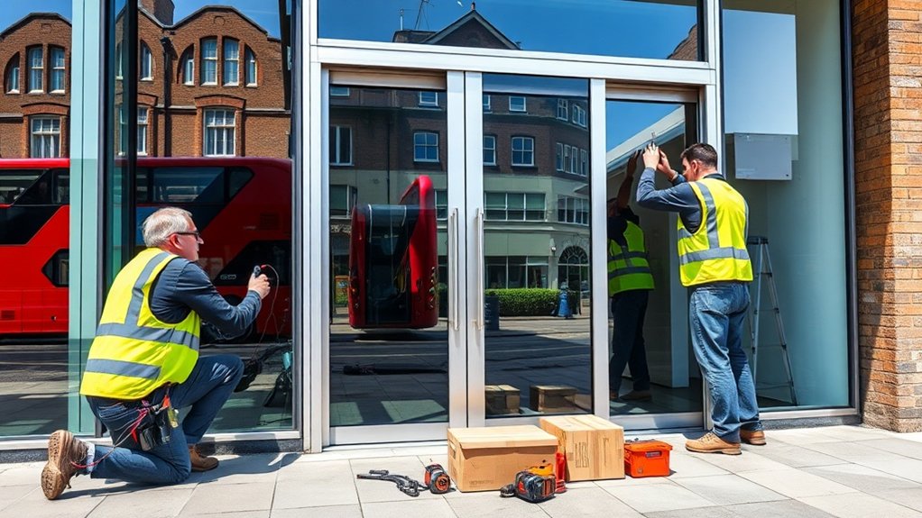 Automatic Door Installation Harpenden