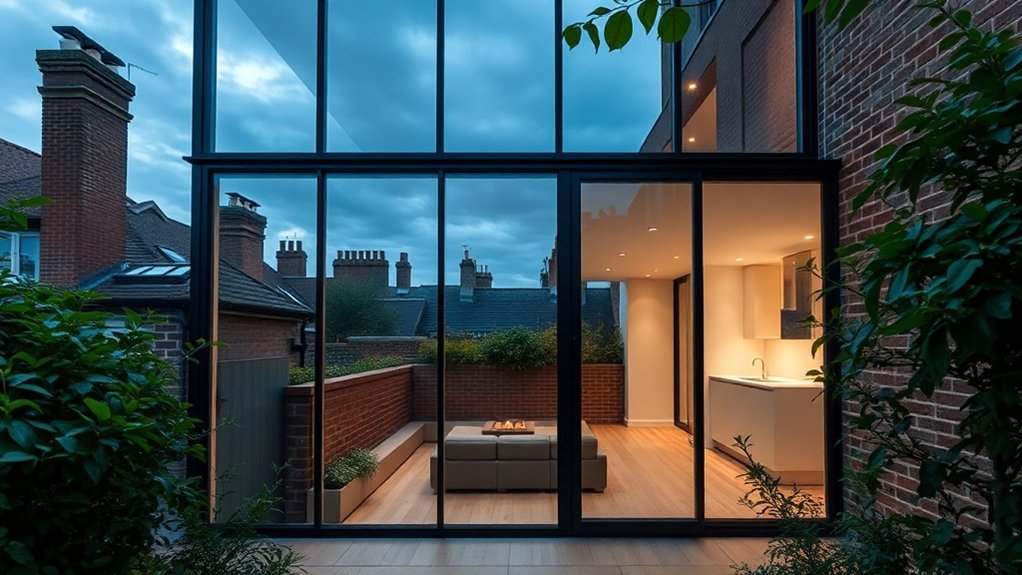 Glass Extension Walls Harpenden